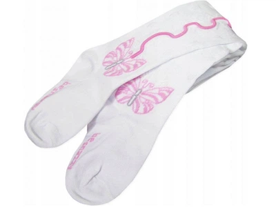 Колготки трикотаж ажурные для девочки Be Snazzy RA-019 080-86 см (9-18 months) Белый