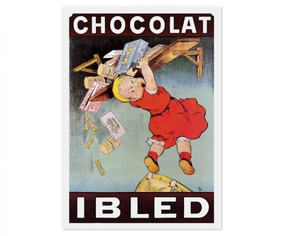 Постер CP Chocolat Ibled 1900, Вінтаж 60х84 см (318)