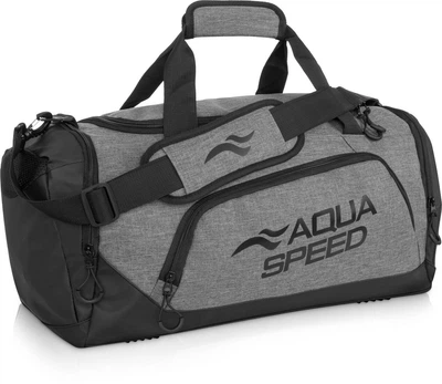 Cумка Aqua Speed Duffel bag L 60151 Серый, Черный 55x26x30см (141-37)