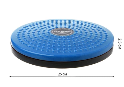 Диск здоровья YogaLife Fitness Disk синий (массажный гимнастический тренажер для похудения и укрепления мышц талии и спины) YLTWS-BL