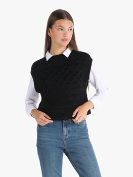 Жилет женский Colin's CL1065969-BLK S Black (8683197899774)
