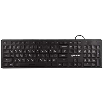 Клавіатура Real-EL Comfort 7070 USB Black (EL123100018)