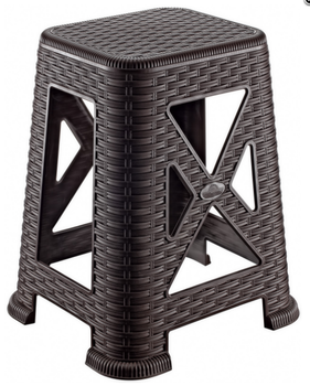 Пластиковий табурет Irak Plastik "Rattan" (кор) TB-300