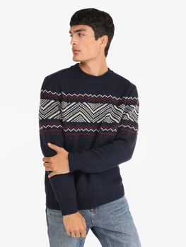 Джемпер мужской Colin's CL1066407-NAV S Navy (8683197896278)