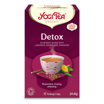 YOGI TEA Detox Для очищення організму, 30.6г (17шт)