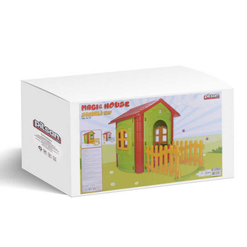 Игровой домик 172x112x131 см Pilsan Серо-красный (2000002316374)