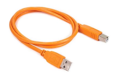 Кабель «USB Type-A — USB Type-B» (1 м / Оранжевый)