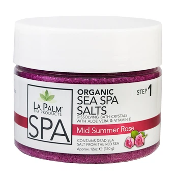 Сіль для рук і ніг La Palm Sea Spa Salts Mid Summer Rose з морськими мінералами 355 мл