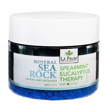 Сіль для ніг La Palm Sea Rock Spearmint Eucalyptus з морськими породами 355 мл