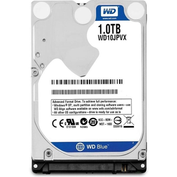 Жесткий диск HDD 2.5" SATA 1.0TB WD Scorpio Blue 5400rpm 8MB(WD10JPVX)