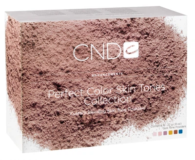 Набор камуфляжных акриловых пудр CND Skin Tones Collection 6 шт / 22 г