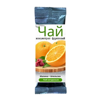 Чай (концентрат напою фруктовий) "Малина-апельсин" 1 уп. 30 шт.