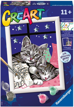Картина за номерами Ravensburger CreArt Classic Солодкі кошенята 18 x 13 см (4005556202133)