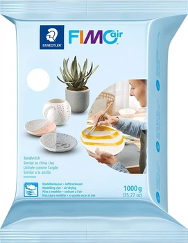 Пластика самозастывающая Fimo Air белая 1 кг (4006608806668)