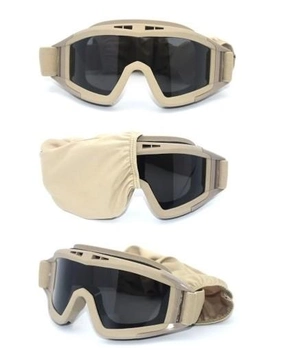 Захисні окуляри маска Nela-Styl mx79 Хакі (Alop) 60480867