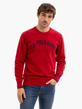 Світшот чоловічий U.S. Polo Assn USUF3S5088-0000A(engine red) XL Червоний (796129844730)