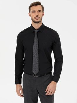 Рубашка мужская Pierre Cardin G021GL004-000-1475219(siyah) 2XL Черная