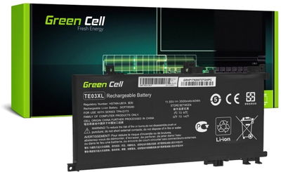 Акумулятор Green Cell для ноутбуків HP TE04XL 15.4V 2800mAh (HP180)