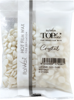 Пленочный воск для депиляции ItalWax Top Formula Кристалл в гранулах 100 г (8032835187306)