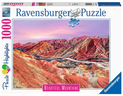 Puzzle Ravensburger Góry Tęczowe 1000 elementów (4005556173143)