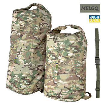 Сумка - Баул тактический 100 л поликордура Мультикам MELGO (армейский, влагозащитный вещевой мешок)