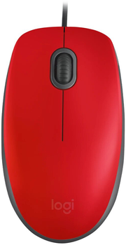 Мышка Logitech M110 Silent USB Red (910-006759)