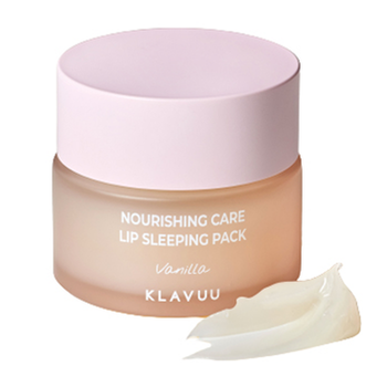 Ночная маска для губ с ароматом бесцветная Klavuu Nourishing Care Lip Sleeping Pack Vanilla 20 г