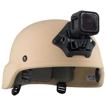 Кронштейн для GoPro на военный шлем стандарта NVG + планка NVG