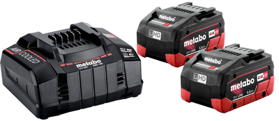 Базовый комплект для инструментов Metabo 2 x LiHD 5.5 Ah+ Быстрозарядное устройство ASC 145 (685122000)