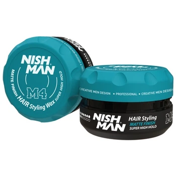 Паста матовая для укладки волос экстра сильной фиксации NISHMAN MATTE FINISH М4 30 мл