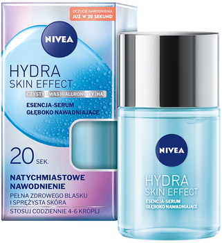 Есенція-сироватка для обличчя Nivea Hydra Skin Effect глибоко зволожувальна 100 мл (9005800342375)