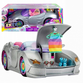 Ігровий набір Mattel Barbie Extra Sparkly Silver Car (194735024469)