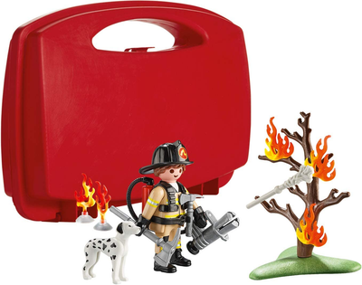 Zestaw do zabawy Playmobil City Action Carry Case Fire (70310) (4008789703101)