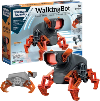 Zestaw konstrukcyjny Clementoni Walking Bot Chodzący robot (8005125500598)