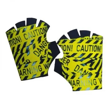 Игровые перчатки "Caution! -Осторожно!" Сувенир-Декор GLO-C