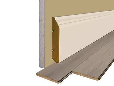 Плінтус накладний з МДФ Pacioli 80х12х2800 мм., модель P-Line 013