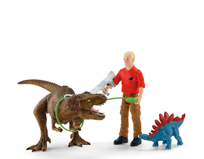 Zestaw do zabawy Schleich Dinosaurs Tyrannosaurus Rex Attack (4059433117256)