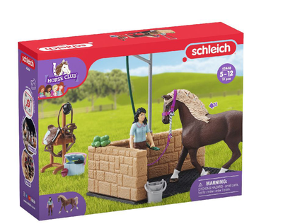 Zestaw do zabawy Schleich Horse Club Washing Area Emily Luna (4059433572628)