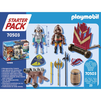 Ігровий набір Playmobil Starter Pack Novelmore Knights Duel (4008789705037)