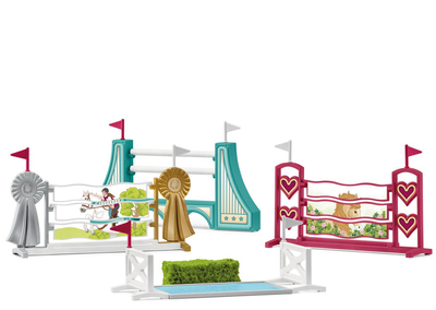 Ігровий набір Schleich Horse Club Horse Obstacle Course Accessories (4059433652191)