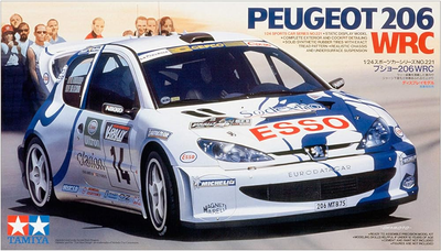 Модель для складання Peugeot 206 1:24 (4950344993154)