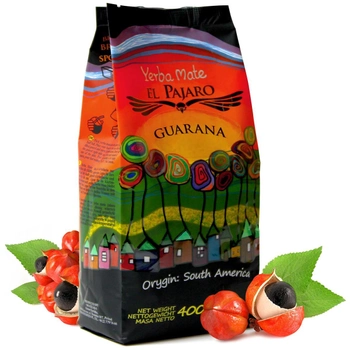 Herbata sypana Yerba mate El Pajaro Guarana 400 g (2010000057926)