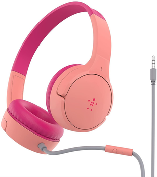 Słuchawki Belkin Soundform Mini Wired Pink (AUD004btPK)