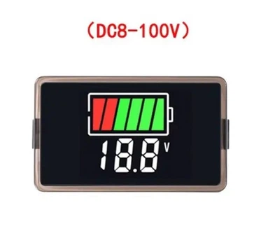 Универсальный индикатор заряда (li-ion/LiFePO4/Pb) с вольтметром 8-100V DC