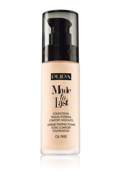 Podkład Pupa Milano Made To Last Total Comfort Foundation SPF10 długotrwały matujący 001 30 ml (8011607222117)