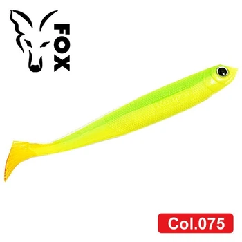 Силиконовый виброхвост Fox 10см Reaper #075 (chartreuse yellow) (1шт)