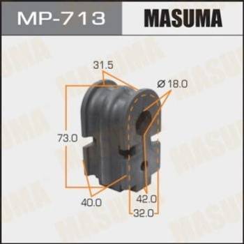 Втулки стабилизатора MASUMA MP713 Nissan Micra 546134V00A, 546133U800, 546133RA0C