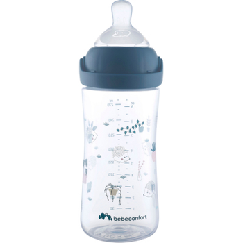 Пляшечка для годування Bebe Confort EMOTION PHYSIO Urban Garden, 270 мл (синя) (3102209130)