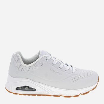 Sneakersy damskie na platformie do kostki Skechers Uno-Stand on Air 73690-WHT 38 (8US) 25 cm Białe (191665119234)