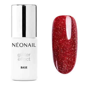 Baza hybrydowa NeoNail Glitter Effect Base 9589-7 Red Shine 7.2 ml (5904553610417)